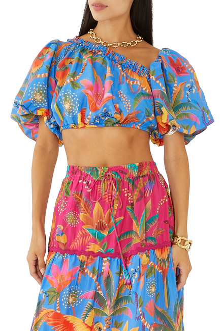 Macaw Party Blouse